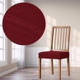 thumbnail image 4 of Fundas de asiento impermeables Zulema Protector elástico Estirable Suave Vino rojo Cubre asientos, 4 of 8