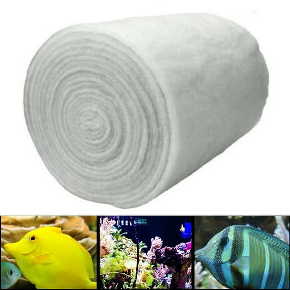 Aquarium Filter Pad – Aquarium Filter Media Roll for Crystal Clear Water - Filter Floss for Fish Tank Filters