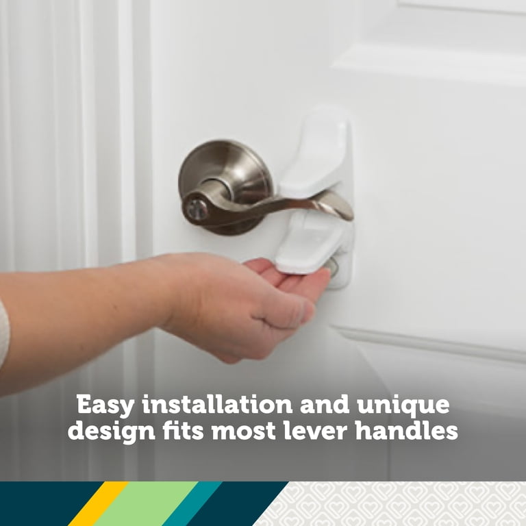 Safety 1st OutSmart Lever Lock, White photo 4