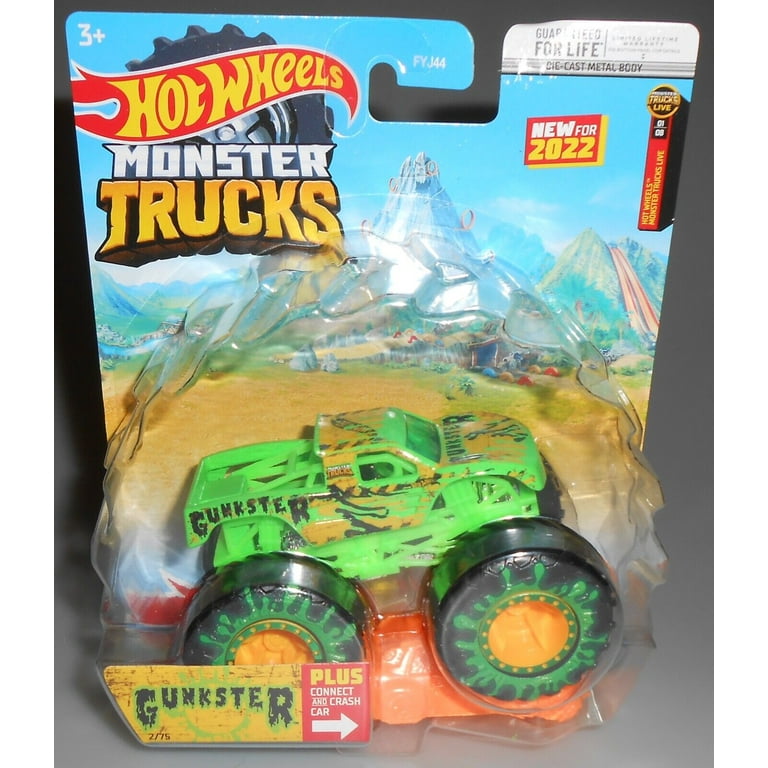 Carrinho Hot Wheels Monster Truck Gunkster Vs 5alarm Mattel