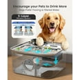 thumbnail image 4 of Dog Water Fountain for Large Dogs, 10L/2.6Gal Dog Fountain Water Bowl with Multi-Filtration & Deeper Drinking Aera, Large pet Water Fountain with Water Window & LED, Ultra-Quiet, 4 of 7