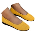 thumbnail image 3 of YLYL Women's Knitted Mesh Ballet Flats Round Toe Slip on Soft Comfortable Casual Dressy Walking Work Shoes, 3 of 8