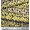 thumbnail image 2 of Soimoi Rayon Fabric Geometric & Paisley Decorative Decor Fabric Printed Yard 42 Inch Wide, 2 of 2