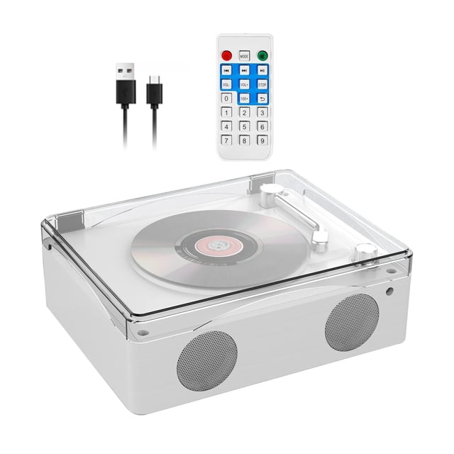 Lecteur CD Hi-Fi Sans Fil Bluetooth USB Lecture Sans Perte Radio FM Télécommande Infrarouge