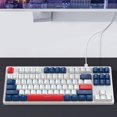 thumbnail image 2 of Teclado para juegos K87 teclado con cable RGB de 87 teclas puerto USB coreano para PC jugador de escritorio, 2 of 9