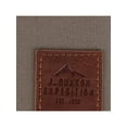 thumbnail image 4 of J. Buxton Men's RFID Slimfold Zip-Around Wallet Canvas, Olive, 4 of 4