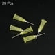 thumbnail image 3 of Aguja dispensadora de punta roma Uxcell para pistola de pegamento líquido, 20G 1/2", paquete de 20 (amarillo), 3 of 7