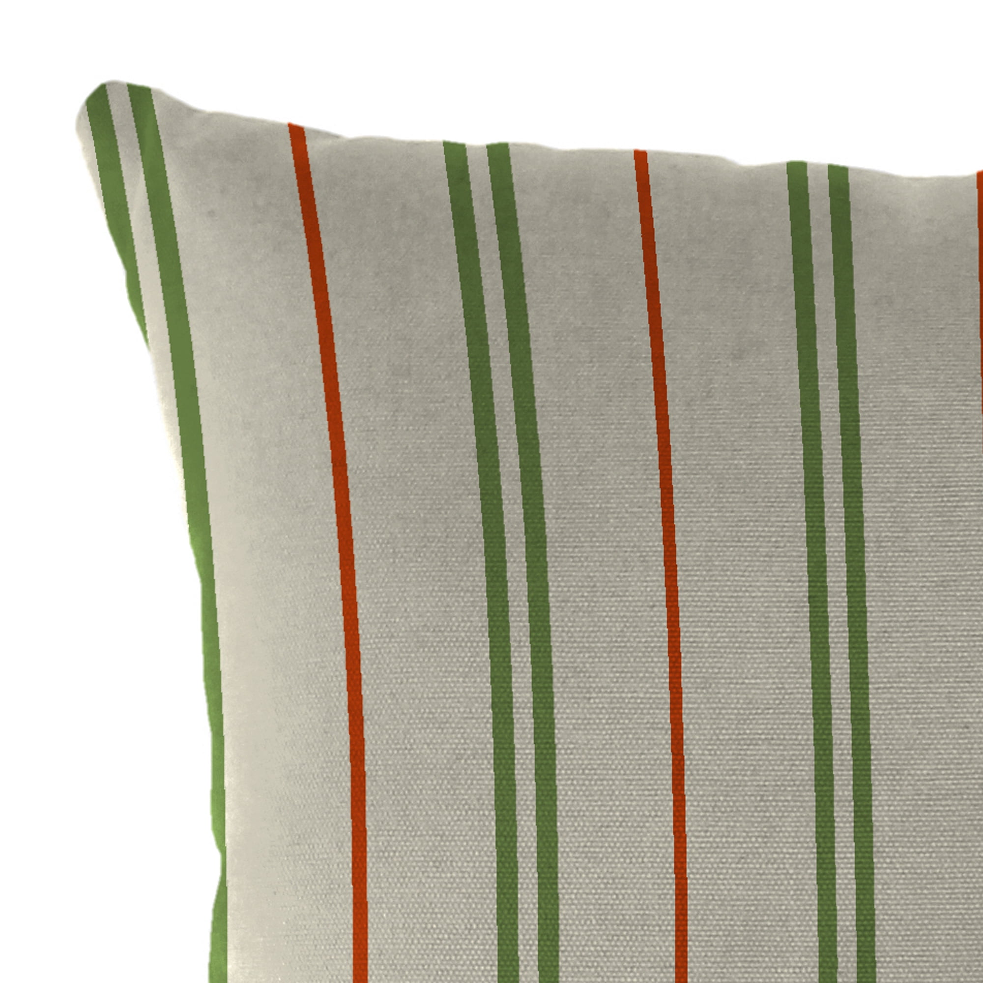 Jordan Manufacturing 16" x 16" Gallan Cedar Grey Stripe Square Outdoor Throw Pillow (2 Pack)