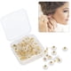 thumbnail image 4 of Tapones De Respaldo De Aretes, 100 Piezas/caja De Repuestos De Respaldos De Aretes Latón Duradero Para Collares Para Aretes Para Manualidades De Bricolaje Para Pulseras, 4 of 7