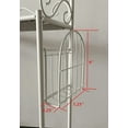 thumbnail image 2 of Pilaster Designs Derby Metal Bathroom Spacesaver Storage Rack Organizer in Black, 2 of 6