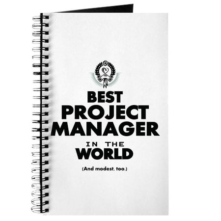 CafePress - Best Project Manager In The World - Spiral Bound Journal Notebook, Personal Diary