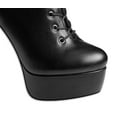 thumbnail image 4 of Ferwind Women's Boots Ultra High Stiletto Heels Platform Lace Up Female Adult Black  6.5, 4 of 9
