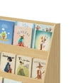 thumbnail image 6 of HUJHKIO 4-Tier Kids Bookshelf Toy Storage, Natural Wood Book Display Shelves for Kids, Organizer for Bedroom Playroom Classroom, Large Capacity Space-Saving, Tip-Proof Safe Design, Easy Assembly, 6 of 9