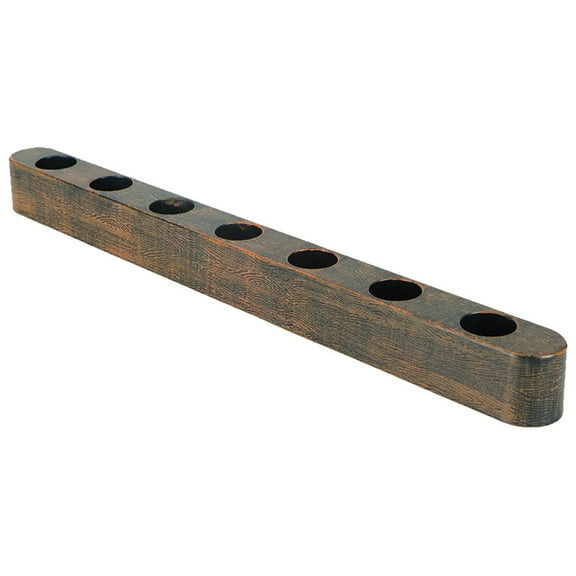 VORCOOL Rustic Wooden Tea Light Candle Holder Coffee Plastic 1Pack