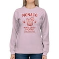 thumbnail image 2 of Monte Carlo Cocktail Design Women's Sweatshirt, 2 of 3