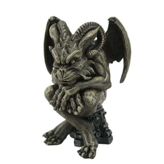 Pacific Giftware 6" inches Gargoyle Resin Tabletop Statue Sculpture Figurine