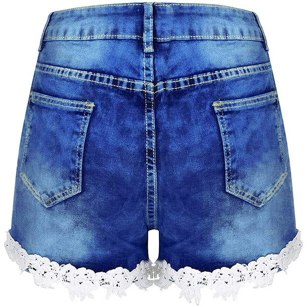Plus size hotsell distressed jean shorts