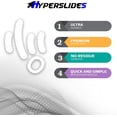 thumbnail image 3 of GHSDFBB 2 Sets of Hyperslides Rounded Curved Edges Mouse Feet, Mouse Skates, Mouse Pads for Logitech G Pro Wireless Gaming Mouse Feet Replacement (0.8mm, Smooth Glide, Pure White PTFE) Pro P, 3 of 7