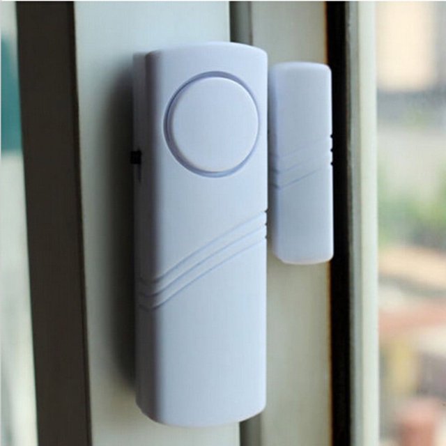 ¡Oferta! Sistema de alarma inalámbrico Aoorsake para el hogar, con sensor para puertas y ventanas, temporizador, color blanco.