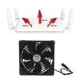 thumbnail image 2 of 110v 220v Ac Powered Computer Fan 12cm Air Blower For Modem Tv Box Receiver, 2 of 5