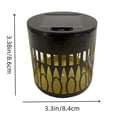 thumbnail image 4 of Decorative Solar Mandala Lights, Metal Solar Powered Outdoor Deck Step Wall Lights, Mandala Theme Waterproof Fence Light for Garden Post Patio Backyard Yard Decor, 4 of 4