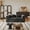 Gray, variant on 77" No Assembly Modular Sectional Sofa, Oversized Sectional Chaise Lounge Indoor with Corduroy, Minimalist Boneless Sectional Sofa Couch with Memory Foam for Living Room​, Gray