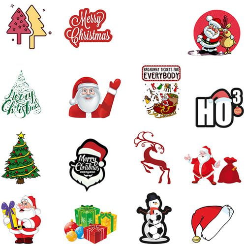 Download AkoaDa 50 Pcs Christmas Stickers Aesthetic Stickers Pack ...