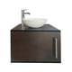 thumbnail image 2 of Gabinete Flotante DECOMOBIL para Baño Con Llave Monomando y Ovalín Negro Mate/WENGUE, 2 of 5