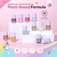 thumbnail image 6 of SAVILAND Glamkids Kids Nail Polish Quick-Dry:Non-Toxic Nail Polish Set 12 Colors Water Based Peel-Off Toddler Fingernail Polish Natural Safe Castor Oil Nail Lacquer Kit with Sticker, 6 of 7