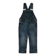 Wonder Nation Baby and Toddler Boys’ Denim Overalls, Sizes 12M-5T