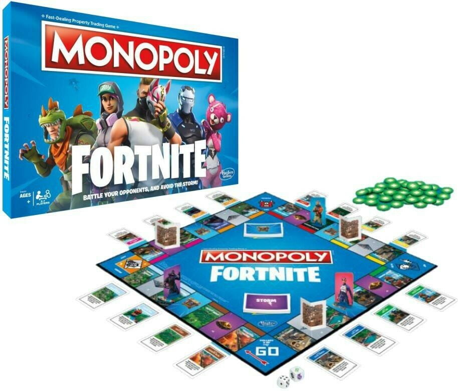 Fortnite Monopoly Set Board Game - Walmart.com