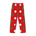 thumbnail image 5 of Kll Mens Pajama Pants For Men,Mens Lounge Pants,Funny Gifts For Men,Men'S Pajama Bottoms-White And Green Polka Dot, 5 of 9