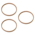 thumbnail image 4 of Dualoai 3 Pieces Macrame Hoops, Sturdy Wooden Hoops for Crafts, Wall Hanging, 4 inch, 4 of 9