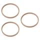 thumbnail image 4 of 3 aros de macramé de madera para flores, anillos para coronas, anillos artesanales para colgar en la pared. 4 pulgadas, 4 of 9