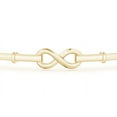 thumbnail image 2 of ANGARA Natural Infinity Symbol Polished Bangle Bracelet in 14K Yellow Gold for Women | Birthday, Anniversary, Jewelry Gift for Women, 2 of 5