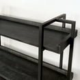 thumbnail image 5 of Furniture of America 15.38" W x 40.5" D x 72" H 5-Shelf Freestanding Shelves, Distressed Black, 5 of 5