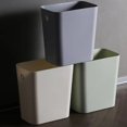 thumbnail image 3 of Bathroom Gap Trash Can Uncovered Narrow Plastic Waste Basket with Fixed Hole Space Saving Slim Garbage Can for Bedroom Kitchen Living Room Office, 3 of 8