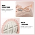 thumbnail image 4 of Women's Walking Shoes Cushion Running Tennis Comfortable Arch Support Breathable Lightweight Gym Workout Athletic Fashion Sneakers, 4 of 7