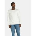 thumbnail image 4 of George Men's and Big Men's Cotton Crewneck Tee with Long Sleeves, 3-Pack, Sizes XS-3XL, 4 of 7