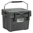 thumbnail image 1 of Costway Enfriador de 15 L, Caja de Hielo Resistente con Mango, Tapón de Drenaje y 2 Portavasos, Retención de Hielo de 3-5 Días, Portátil Ideal para Acampar, Pescar y Actividades Exteriores, 1 of 2