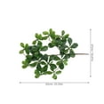 thumbnail image 2 of OUNONA 2-Pack Artificial Greenery Decor with Plastic and Iron Wire for Home, Wreath Decoration, Indoor Outdoor Use, 2 of 8