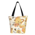 thumbnail image 1 of Disketp Groovy Floral Bolsa de Hombro Casual para Mujer, Bolso Cruzado para Compras, Viajes y Uso Diario, 1 of 6