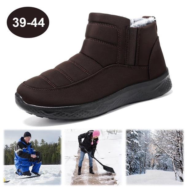 Zapatos Fondo Plano Botines Sin Cordones Unisex Impermeables para Aventuras Al Aire Libre