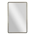 thumbnail image 6 of Emma + Oliver 48" x 30" Rectangular Wall Mirror with Bronze Frame and Silver Backed Glass for Clarity for Entryways, Bathrooms & More, 6 of 12