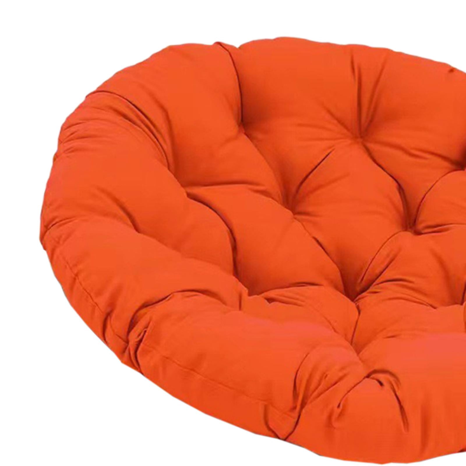 Gazechimp 40cm Swing Hanging Chair Cushion, Egg Chair Cushion for Indoor, Outdoor, Garden, Orange