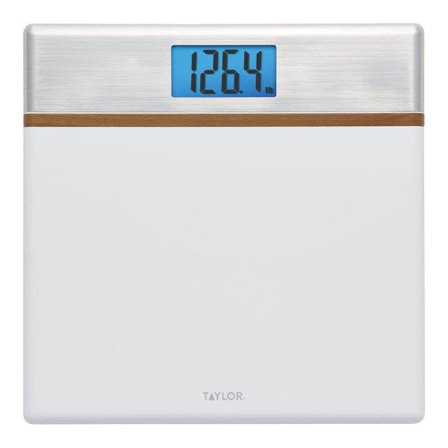 Taylor 6526222 440 lbs Digital Bath Scale White Walmart Canada