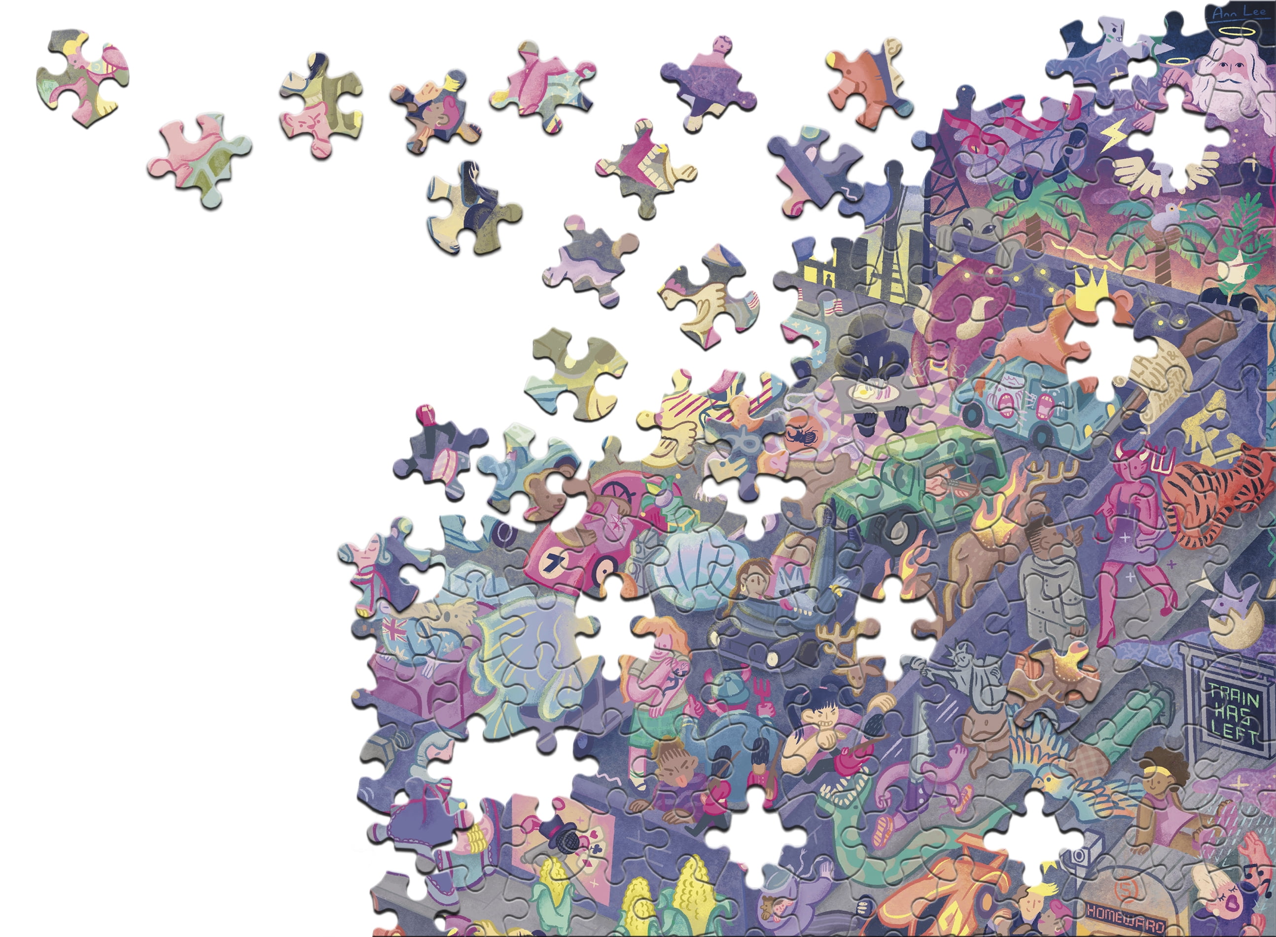 Big Potato Riddle Pics 1000 Piece Night at the Movies Interlocking Jigsaw Puzzle