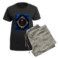 thumbnail image 5 of CafePress - Phantom Of The Opera ~Phantom (With Blue Swirl) Pa - Women's Short Sleeve Print T-Shirt and Pants Dark Cotton Pajama Set, 5 of 7