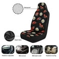 thumbnail image 6 of Yuyamidu Cute Ladybug Car Seat Cover for Front Seat Daisy High Back Saddle Blankets Auto Seat Covers Auto Seat Accessories for SUV Truck Sedan Van, 6 of 7