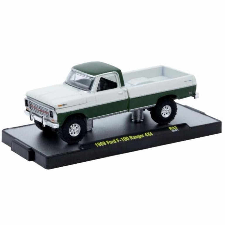 M2 Machines 1969 Ford F100 Ranger 4x4 Detroit Muscle R93 - Walmart.com